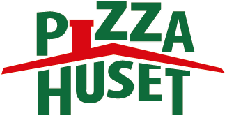 Pizzahuset logo vit